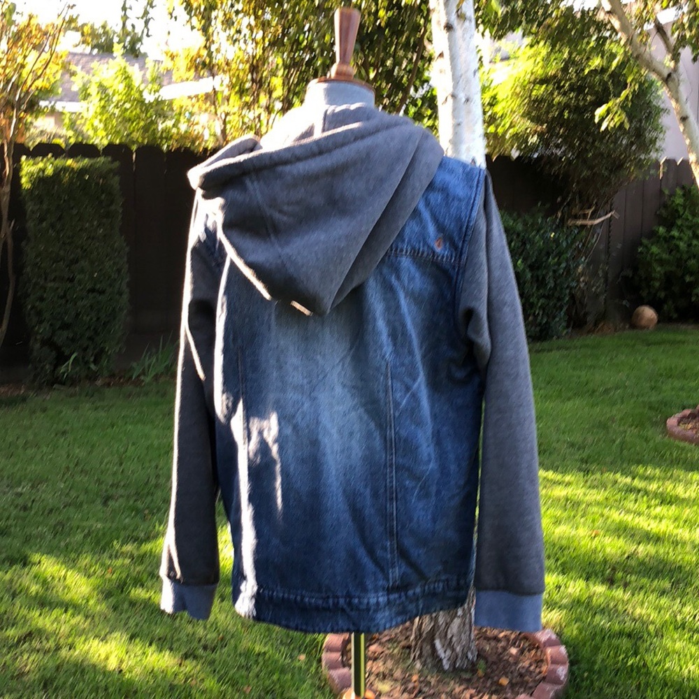 Volcom Lean N Mean Hooded Denim Jacket - Picture 7 of 8